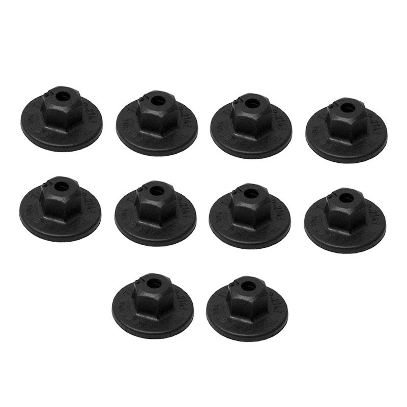 10x Plastic Nuts (T5) For Underbody Coverings for Porsche 911 Boxster Cayman - Image 1 of 1