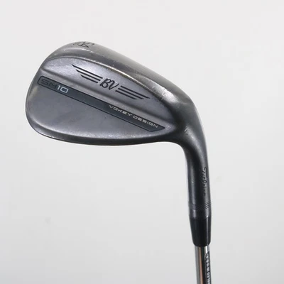 Titleist Vokey SM10 Jet Black Sand Wedge 54 Deg 54.10 S-Grind Stiff RH C-153847 - Image 1 of 4