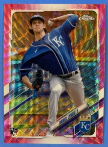 2021 Topps Chrome Update Pink Wave RC #USC34 Daniel Lynch - Picture 1 of 2