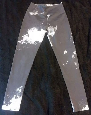 Leggings Nfinity. Mujer Talla Pequeña. Gris oscuro con salpicaduras blancas. Y2K. Retro Foto 1 de 4