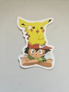 Pikachu & Ash Pokemon Sticker - Picture 1 of 1