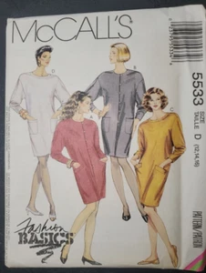McCall's 5533 Misses Dresses Size 12, 14, 16. UNCUT - Picture 1 of 5