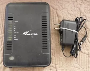 Verizon Westell 7500 DSL Wireless Modem/Router A90-750015-07 & Genuine AC Cord - Picture 1 of 4