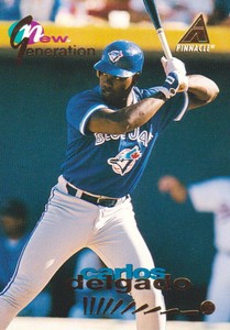1994 Pinnacle Baseball New Generation #NG18 Carlos Delgado Toronto Blue Jays