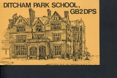 1 x QSL Card Radio UK GB2DPS - Ditcham Park School Hampshire - 1986 ≠ Q898 - Image 1 of 2