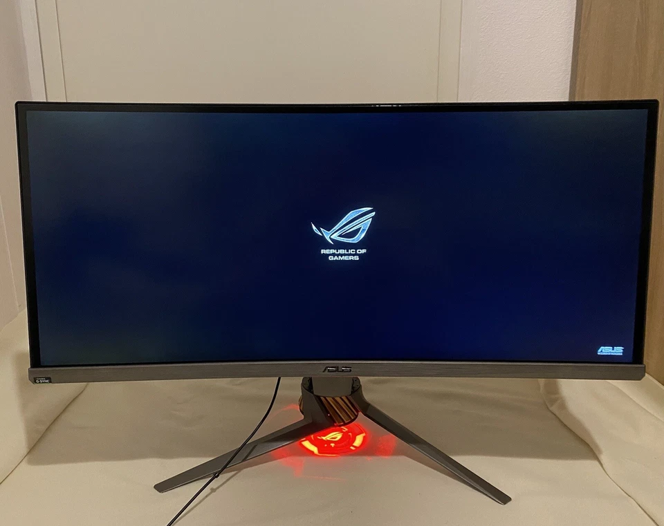 Asus ROG SWIFT PG348Q 86 7cm (34 Zoll) Curved Gaming Monitor - Bild 1 von 4