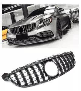 ✅ Grill radiator grille for Mercedes C-Class W205 C205 S205 C63 AMG Panamericana - Picture 1 of 7