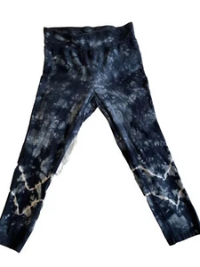 Chico's Zenergy 2 Blue Tie Dye Leggings US L/12 - Picture 1 of 7