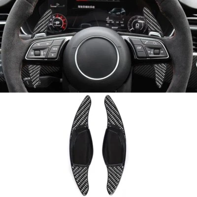 For Audi RS 4 RS3 RS5 Q3 Q8 RS6 Car Steering Wheel Shift Paddle Shifter Extended - Image 1 of 4