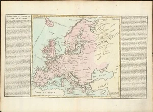 1767 Europe's Islands Capes & Seaports antique map by Clouet ~ 23" x 16.8" - Picture 1 of 6