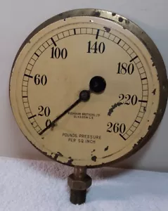 Large Buchanan Brothers LTD. Glasgow Nautilo Ships/Submarine Pressure Gauge - Picture 1 of 6