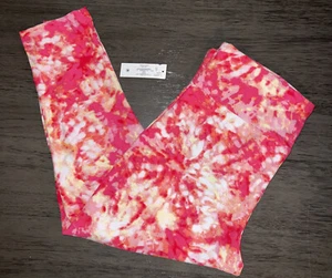 New Terra & Sky Women Plus High Rise Tie Dye Capri Leggings Super soft - Picture 1 of 7