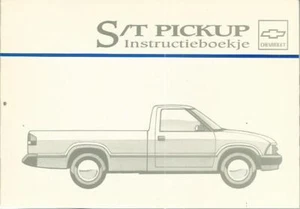 CHEVROLET S / T PickUp Instructieboekje 1995 Bedienungsanleitung Handboek BA - Picture 1 of 1