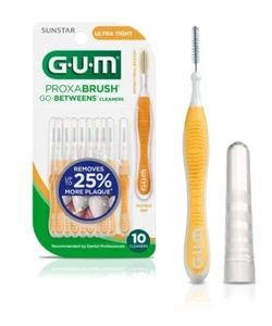 GUM Proxabrush Go-Betweens Cleaners Interdental Brushes Ultra Tight 2x10 count - Picture 1 of 2
