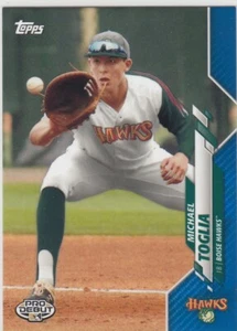 Tarjeta de novato Topps Pro 2020 debut Michael Toglia azul primera #86 Rockies 081/150 - Imagen 1 de 1