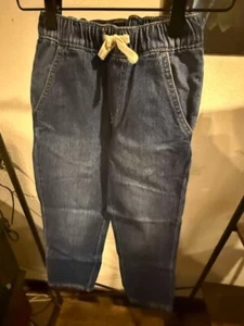 Boys Straight Fit Pull-On Pants Medium Wash 8 Slim Cat & Jack - Picture 1 of 3