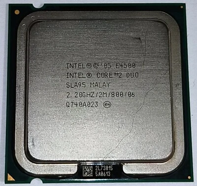 Intel Core 2 Duo E4500 CPU Processeur 2.20 GHz SLA95 - Photo 1/3