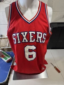 Camiseta Julius Erving Dr J Mitchell & Ness 1982-83 76ers Talla 48 XL - Imagen 1 de 6