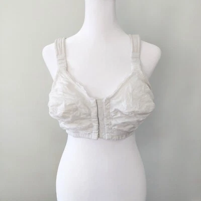 Comfort Choice bra 38D front closure non wired non padded adjustable straps - Image 1 of 4