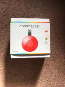Google Chromecast NC2-6A5 (2nd Generation) Media Streamer - Red - Picture 1 of 7