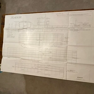 Aeromodeller Plans of ITCHEYCOO 50” Glider. Free flight Modelling - Picture 1 of 4