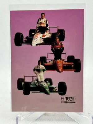 1993 Hi-Tech Indy On the Front Row 1992 #70 SP - Image 1 of 2
