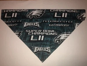 NEW NFL Eagles Over The Collar Dog Bandanas XS,S,M,L& XL - Picture 1 of 4