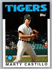 1986 Topps #788 Marty Castillo Detroit Tigers Baseball Card