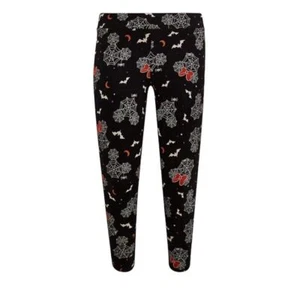 Leggings Torrid Disney Mickey & Minnie Mouse Halloween Largo Completo Negro Talla 4X - Imagen 1 de 11