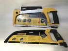 Lot Of 2 Stanley STHT20140, STHT20139 Hacksaws, 12" New!