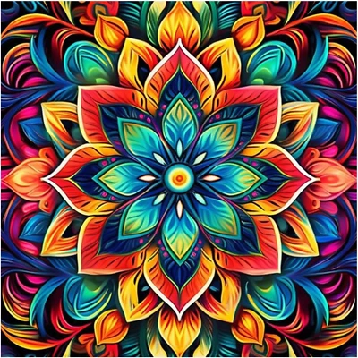 Diamond Painting Kits for Adults, Mandala Diamond Art Kits for Beginners, 5D DIY