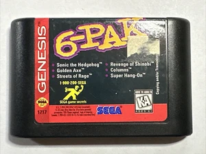 Genesis 6-Pak (Sega Genesis, 1995) Game Only - Picture 1 of 4