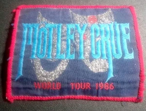 Motley Crue Original 1986 Theatre Of Pain World Tour Patch - OFFICIAL 3.75 x 3" - Picture 1 of 2