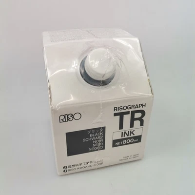 Tinta de impresora negra genuina Riso Risograph TR 800 ml para TR 1510 1530 1550 1610 - Imagen 1 de 4