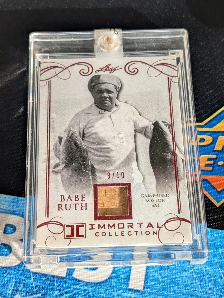 BABE RUTH 2017 Leaf Immortal Collection Game-Used Boston Bat #d /10 BB-36 - Image 1 of 2