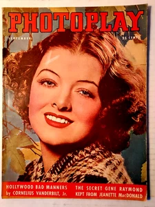 Revista Myrna Loy Photoplay septiembre 1937 - Imagen 1 de 2