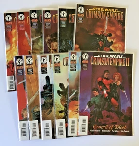 🔴 Star Wars: Crimson Empire 1 & II (#1-6, 1997) Complete High Grade Sets🔥 - Picture 1 of 3