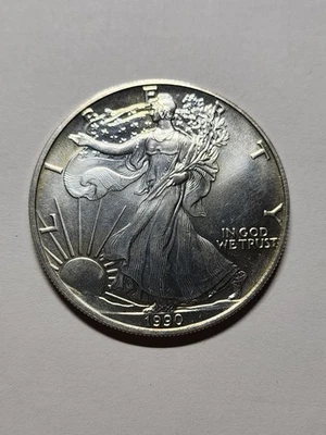 1990 silver eagle - Image 1 of 2