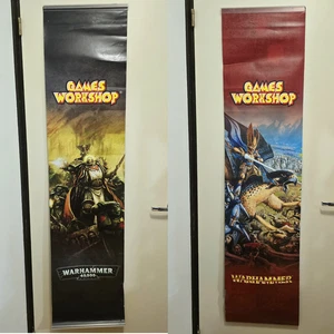 Warhammer Store Promo Banner 2012 - 59x14" Poster 40,000 Fantasy Games Workshop - Bild 1 von 13