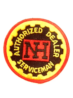 NH Authorized Dealer Serviceman embroidered patch (New Holland equipment) - Image 1 of 4