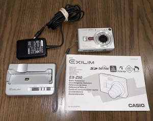 CASIO EXILIM EX-Z50 5.0MP Digital Camera w/ Docking Hub/Charger/Battery WORKS - Picture 1 of 20