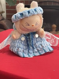 Outfit For Labubu Lafufu Fashion Crochet Dress Bow Bag Frozen Inspiration Dress - Picture 1 of 19