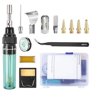 Mini fer à souder à gaz alcanique portable stylo torche outil de soudage kit sans fil - Photo 1/27