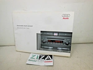 Folleto manual radio coche Audi Concert Audi A3 8P 2006 - Imagen 1 de 1