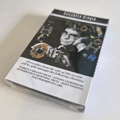 ELTON JOHN "The One/Suit Of Wolves" STILL SEALED AUSSIE 1992 CASSETTE SINGLE - Image 1 of 3
