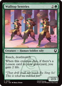 x4 Walltop Sentries C MTG Avatar: The Last Airbender M/NM, English - Picture 1 of 1
