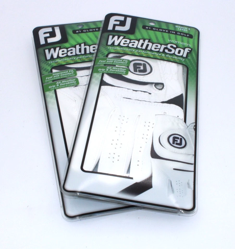 Guantes de golf FootJoy Weathersof para mujer mano izquierda grandes para golfista derecho Foto 1 de 1