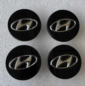 OEM Genuine Elantra Santa Cruz Palisade Sonata Tucson Wheel Center Caps 4PCS - Picture 1 of 3