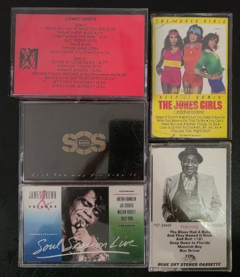 Lot of 6 80s Soul/R&B/Blues Cassette Tapes, Some Promo / Advance Copies - Image 1 of 4