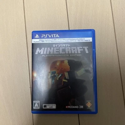 Minecraft PS Vita Edition Handheld Game Console Bundle Used - Image 1 of 4